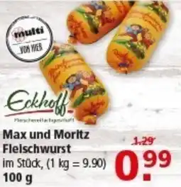 Multi Markt Eckholf Max und Moritz Fleischwurst Angebot