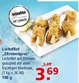 Multi Markt Lachsfilet „Zitronengras" Angebot
