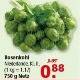 Multi Markt Rosenkohl Angebot