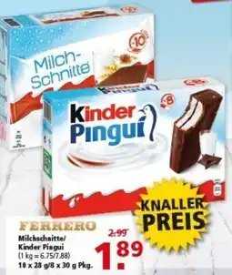 Multi Markt FERRERO Milchschnittel Kinder Pingui Angebot