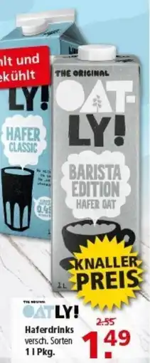 Multi Markt OATLY! Haferdrinks Angebot