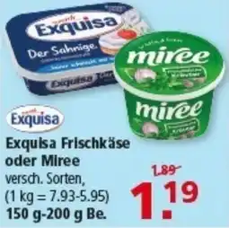 Multi Markt Exquisa Frischkäse oder Miree Angebot