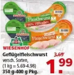 Multi Markt WIESENHOF Geflügelfleischwurst Angebot