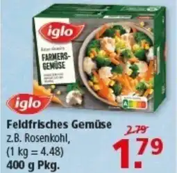 Multi Markt iglo Feldfrisches Gemüse Angebot