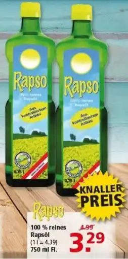 Multi Markt Rapso 100% reines Rapsöl Angebot