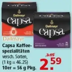 Multi Markt Dallmayr Capsa Kaffeecapsa spezialitäten Angebot