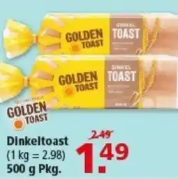 Multi Markt GOLDEN TOAST Dinkeltoast Angebot