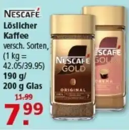 Multi Markt NESCAFÉ Löslicher Kaffee Angebot