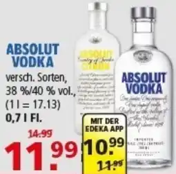 Multi Markt Absolut vodka Angebot