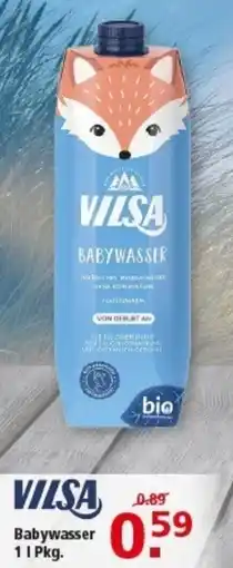 Multi Markt VILSA Babywasser Angebot