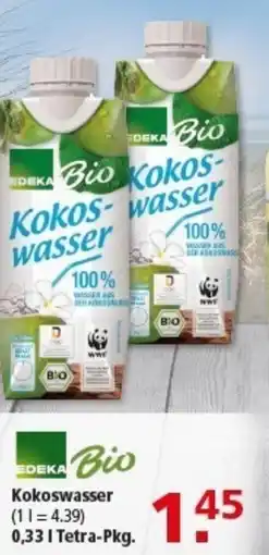 Multi Markt EDEKA Bio Kokoswasser Angebot