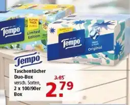 Multi Markt Tempo Taschentücher Duo-Box Angebot