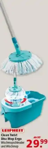 Multi Markt LEIFHEIT Clean Twist Disc Mop Ergo Angebot