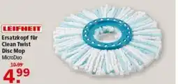 Multi Markt LEIFHEIT Ersatzkopf für Clean Twist Disc Mop MicroDuo Angebot