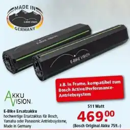 Multi Markt AKKU VISION E-Bike Ersatzakku Angebot