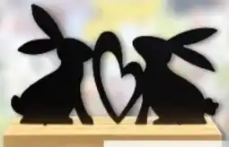 Multi Markt Metall Deko Hasen Angebot