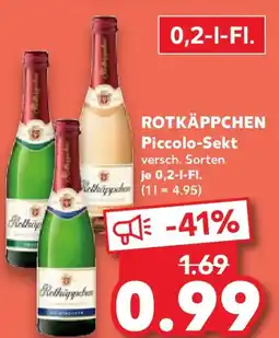 Kaufland ROTKÄPPCHEN Piccolo-Sekt Angebot