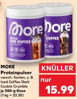 Kaufland MORE Proteinpulver Angebot