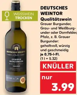 Kaufland DEUTSCHES WEINTOR Qualitätswein Angebot