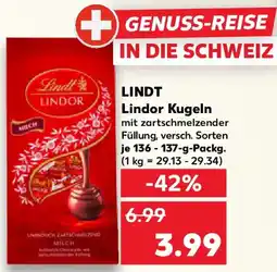 Kaufland LINDT Lindor Kugeln Angebot
