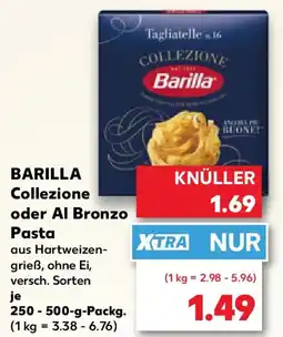 Kaufland BARILLA Collezione oder Al Bronzo Pasta Angebot