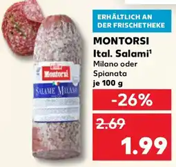 Kaufland MONTORSI Ital. Salami Angebot
