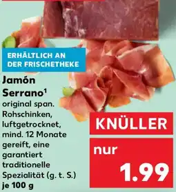 Kaufland Jamón Serrano Angebot