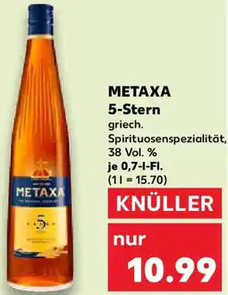 Kaufland METAXA 5-Stern Angebot