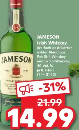 Kaufland JAMESON Irish Whiskey Angebot