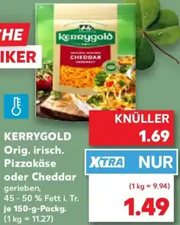Kaufland KERRYGOLD Orig. irisch. Pizzakäse oder Cheddar Angebot