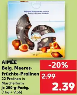 Kaufland AIMÉE Belg. Meeresfrüchte-Pralinen Angebot