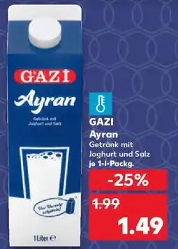 Kaufland GAZI Ayran Angebot