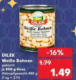Kaufland DILEK Weiße Bohnen Angebot