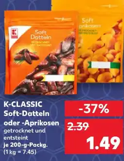 Kaufland K-CLASSIC Soft-Datteln oder -Aprikosen Angebot