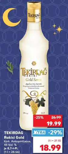 Kaufland TEKİRDAĞ Rakisi Gold Angebot