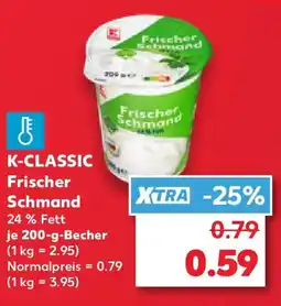 Kaufland K-CLASSIC Frischer Schmand Angebot