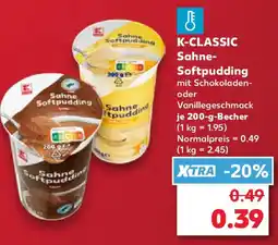 Kaufland K-CLASSIC Sahne Softpudding Angebot