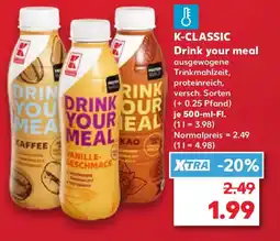 Kaufland K-CLASSIC Drink your meal Angebot