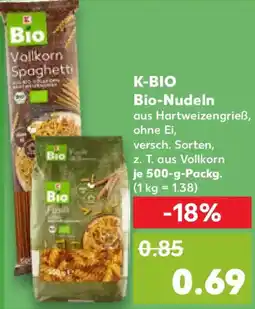 Kaufland K-BIO Bio-Nudeln Angebot