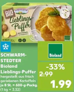Kaufland SCHWARM- STEDTER Bioland Lieblings-Puffer Angebot