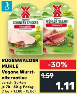 Kaufland RÜGENWALDER MÜHLE Vegane Wurst- alternative Angebot
