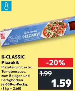 Kaufland K-CLASSIC Pizzakit Pizzateig Angebot