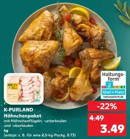 Kaufland K-PURLAND Hähnchenpaket Angebot