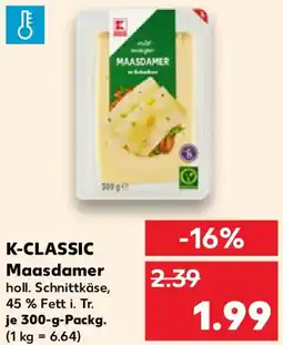 Kaufland K-CLASSIC Maasdamer Angebot