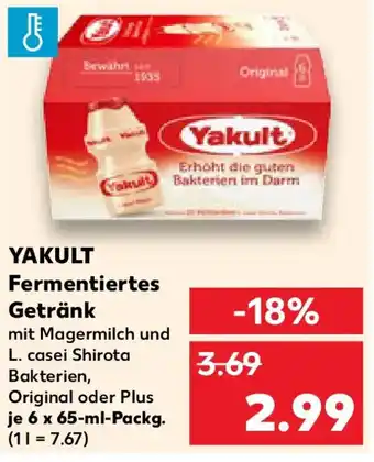 Kaufland YAKULT Fermentiertes Getränk Angebot