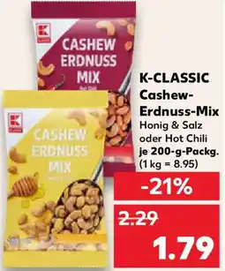 Kaufland K-CLASSIC Cashew- Erdnuss-Mix Angebot