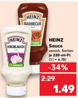 Kaufland HEINZ Sauce Angebot