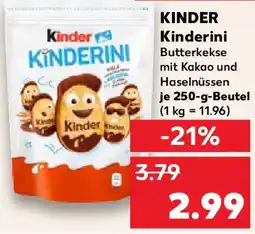 Kaufland KINDER Kinderini Butterkekse Angebot