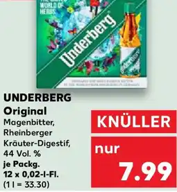 Kaufland UNDERBERG Original Angebot