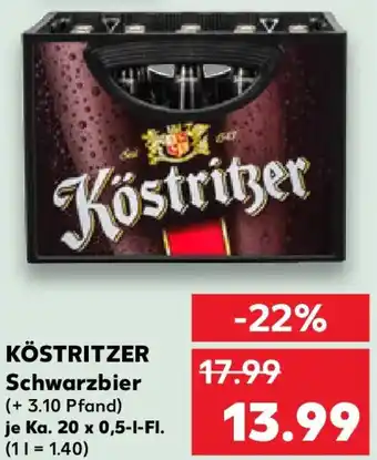 Kaufland KÖSTRITZER Schwarzbier Angebot